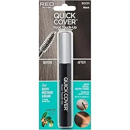 Kiss Quick Cover Gray Hair Touch Up Brush #00586 BGC01 Black 0.25oz by Kiss-picture-23