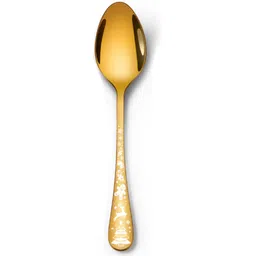 kitchantique Christmas Theme Table Spoons|Flatware for Dinner, Party, Camping|Aurum Gold Stainless Steel Cutlery Set-picture-31