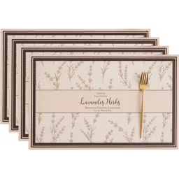 kitchantique Rectangular Pack of 4 Table Placemat-picture-3