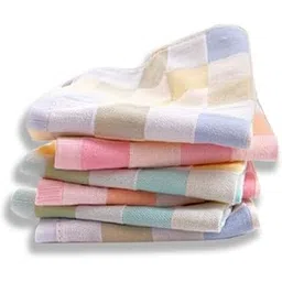 kitchen sharp Women's Soft Cotton Face Towel - Cotton Handkerchief For Women's & Kids (10x10 inch) (Pack of 6 &12)-picture-14