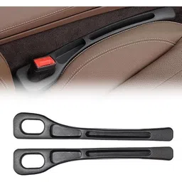 kitchexpo 2X Generic Car Seat Gap Filler Organizer PU Leather Console Side Storage Box Car Side Seat Catcher-picture-16