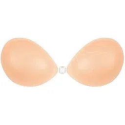 kitdao KITCHENDAO Adhesive Bra Reusable Strapless Self Silicone Push-up Invisible Sticky Bras for Backless & Off Shoulder Dress Dress Medium (Multicolour) (1 Pair)-picture-43