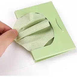 KITKING personal face oil blotting/absorbing sheets/ paper, bamboo charcoal, natural green tea, 100pcs-picture-45