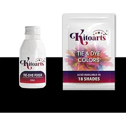 Kitoarts Fabric Colour Dye Black 50 gram, Dye Color Fixer-50ml | Dye Colour for Clothes| Black Dye for Jeans | Cloth Dye Colour Permanent-image-15