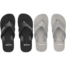 kixrun Flip Flops for Men | Comfortable Outdoor Indoor Fashionable Slippers for Boys | Rubber Flat Slip On Flexible | Everday Comfort | Lightweight Soft Chappal-picture-34