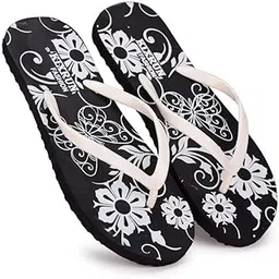 kixrun Women's Lightweight Multi-Color Printed EVA Hawai Slippers for Daily Comfort Wear-picture-34