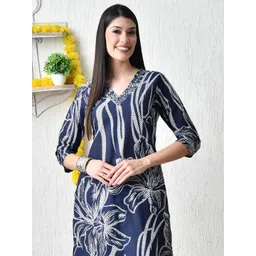 KJFAB Women Pure Cotton Kurta Sets-picture-34