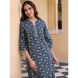 KKOUTFITS Women Floral Embroidered Thread Work Kurta-picture-21