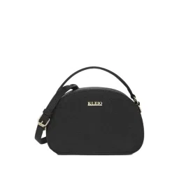 KLEIO Black Solid Small Handbag-picture-18