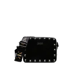 KLEIO Black Solid Small Sling Handbag-picture-13