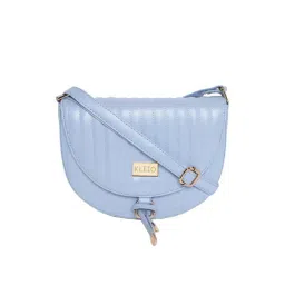 KLEIO Blue Quilted Medium Sling Handbag-picture-17