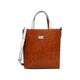 KLEIO Orange Solid Medium Handbag-picture-45