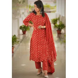 klosia Women Viscose Rayon Kurta Palazzo Dupatta Set-picture-21