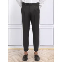 KLOTTHE Cotton Rich Slim Fit Formal Trousers-picture-27