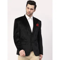 KLOTTHE Men Single-Breasted Slim-Fit Casual Blazer-picture-10