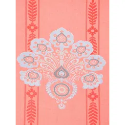 Klotthe Orange 400 TC Cotton Double Bedsheet with 2 Pillow Covers image 5