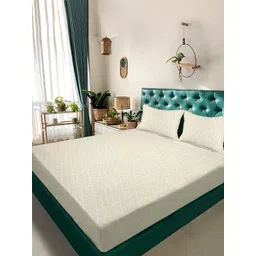 KLOTTHE Polycotton Bedsheet with 2 Pillow Covers-picture-34