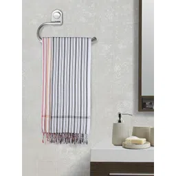KLOTTHE Set Of 3 Striped Cotton 210 GSM Bath Towels-picture-25