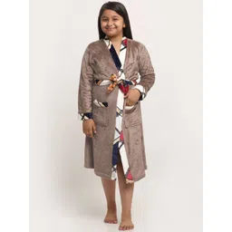Klotthe Solid Woolen Bath Robe With Belt-picture-14