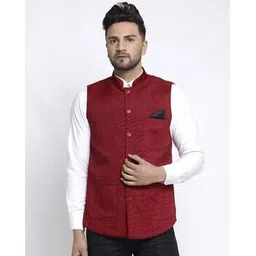 klotthe Textured Nehru Jacket-picture-43