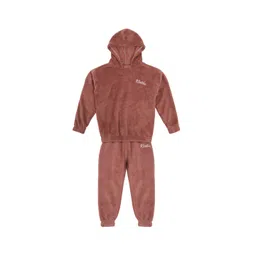 KLOTTHE Unisex Kids Rust Solid Night Suit-picture-55