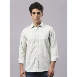 Klub Fox Men Abstract Printed Spread Collar Casual Slim Fit Shirt-picture-21