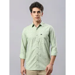 Klub Fox Men Micro Ditsy Spread Collar Casual Shirt-picture-24