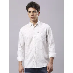 Klub Fox Men Slim Fit Opaque Printed Casual Shirt-picture-39