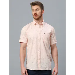 Klub Fox Men Slim Fit Opaque Printed Casual Shirt-picture-35