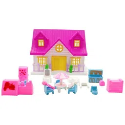 kmc kidoz Plastic Doll House Kids Role Play Set Dolls House for Girls, Doll House Set new-picture-12