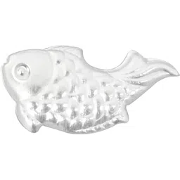 kmj pure silver fish/chandi ki machli/fish for Astrological and lal kitab remedy Decorative Showpiece-0.1 cm-picture-24