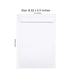 KMP 8.25 X 5.5 Inch 100gsm White Envelope Pack of 500-picture-22