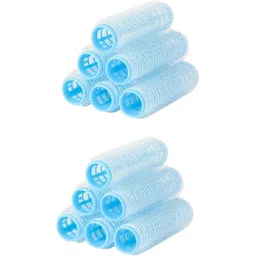 KNAF 12 Pcs Hair Rollers Curler Non Heat Easy To Use At Home (2.0X6 CM) Personal Care Appliance Combo-picture-25