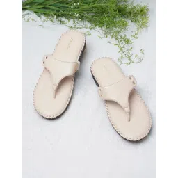 Kneetoes Women Classic Charm Beige Thong Casual Sandals-picture-30