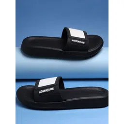 KNIEVL Men Colourblocked Sliders-picture-31