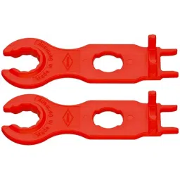 Knipex 97 49 66 2 Set Of Assembling Wrenches for solar cable connectors MC4 (Multi-Contact) Red-picture-48