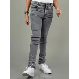 Knit N Knot Boys Slim Fit Clean Look Heavy Fade Stretchable Cotton Jeans-picture-36
