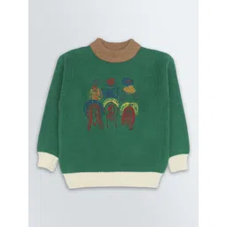 KNITCO Unisex Kids Embroidered Pullover image 1