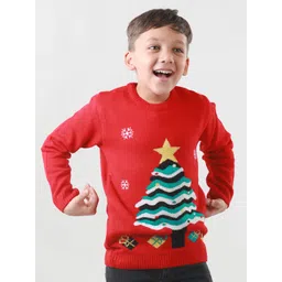 KNITCO Unisex Kids Pullover with Applique Detail-picture-29