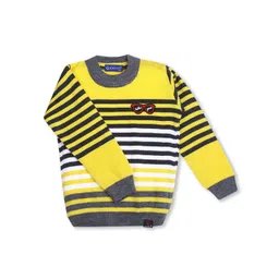 KNITCO Unisex Kids Striped Pullover-picture-11