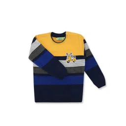 KNITCO Unisex Kids Striped Pullover-picture-25