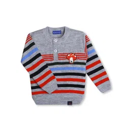 KNITCO Unisex Kids Striped Pullover-picture-16