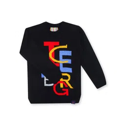 KNITCO Unisex Kids Typography Pullover-picture-15