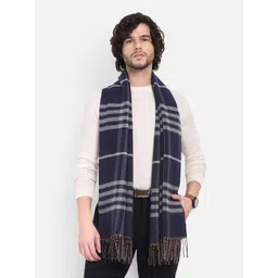 Knitkala Unisex Checked Stole-picture-38