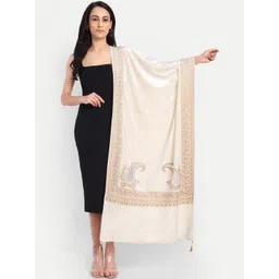 Knitkala Women Velvet Shawl-picture-17