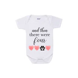 KNITROOT Kids White & Black Printed Body Suit-picture-20