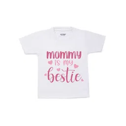 KNITROOT Kids White & Pink Typography Printed T-shirt-picture-21