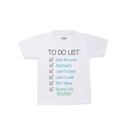 KNITROOT Kids White Cotton Printed T-shirt-picture-27
