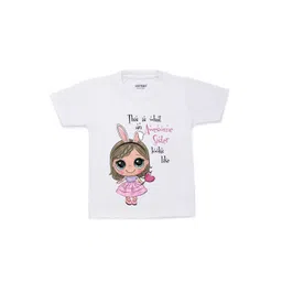 KNITROOT Kids White Printed T-shirt-picture-28
