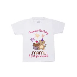 KNITROOT Kids White Typography Printed T-shirt-picture-26